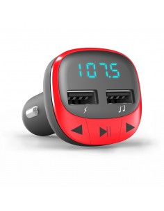 Energy Sistem 44825 87,5 - 108 MHz Encendedor de cigarrillos Rojo