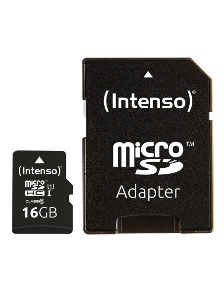 Intenso 16GB microSDHC memoria flash UHS-I Clase 10