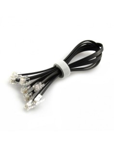 Makeblock 6P6C RJ25 cable-35cm (4-Pack) cable de red Negro 0,35 m