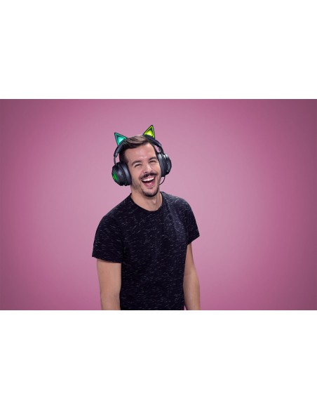 Razer Kraken Kitty Edition Auriculares Diadema Negro, Verde