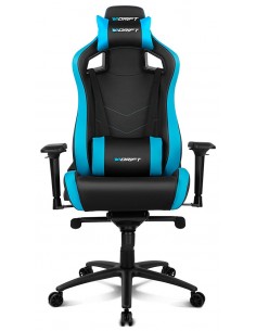 DRIFT DR500 Silla para videojuegos de PC Asiento acolchado tapizado Negro, Azul