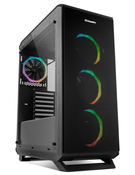 NOX NXHUMMERTGF carcasa de ordenador Midi Tower Negro