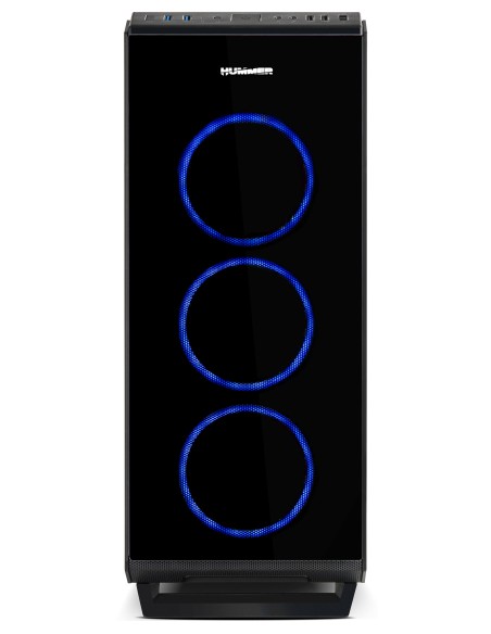 NOX NXHUMMERTGF carcasa de ordenador Midi Tower Negro