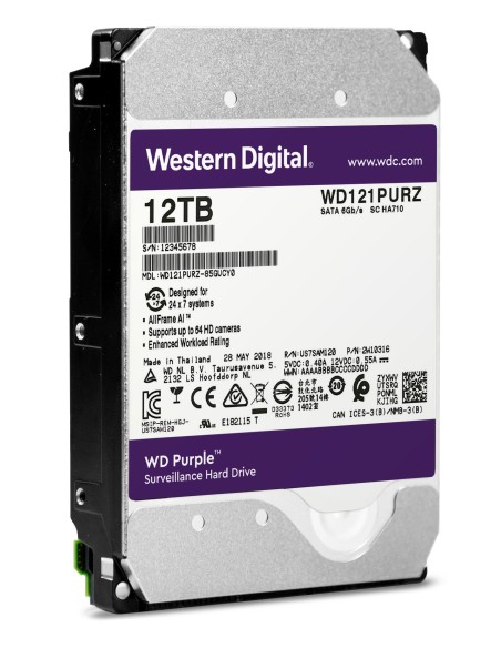 Western Digital Purple 3.5" 12000 GB Serial ATA III