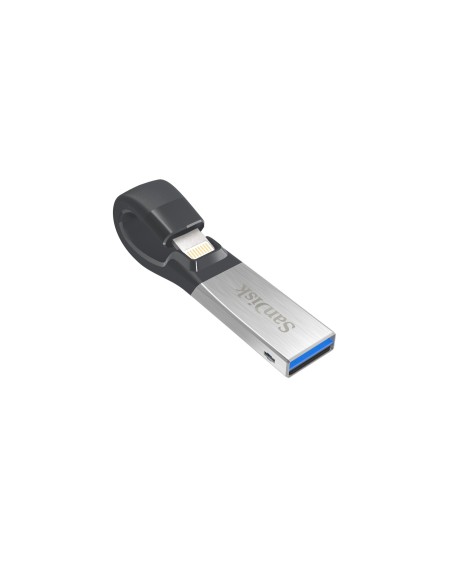 SanDisk iXpand unidad flash USB 16 GB USB Type-A   Lightning 3.2 Gen 1 (3.1 Gen 1) Negro, Plata