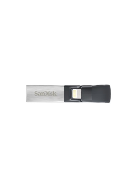 SanDisk iXpand unidad flash USB 16 GB USB Type-A   Lightning 3.2 Gen 1 (3.1 Gen 1) Negro, Plata