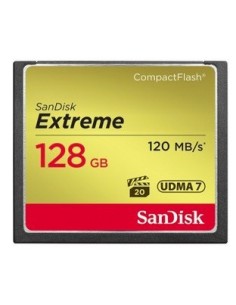 SanDisk CF Extreme 128GB memoria flash CompactFlash
