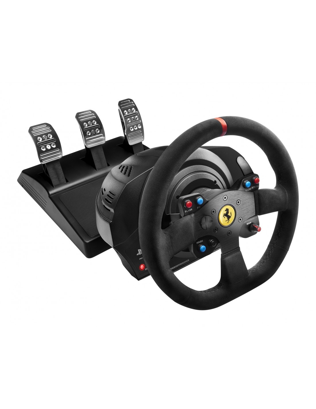 Thrustmaster T300 Ferrari Integral Racing Wheel Alcantara Edition Negro  Volante + Pedales Analógico/Digital PC, PlayStation 4