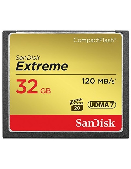 SanDisk 32GB Extreme memoria flash CompactFlash