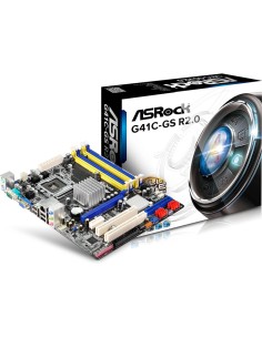 Asrock G41C-GS R2.0 Intel® G41 LGA 775 (Socket T) micro ATX