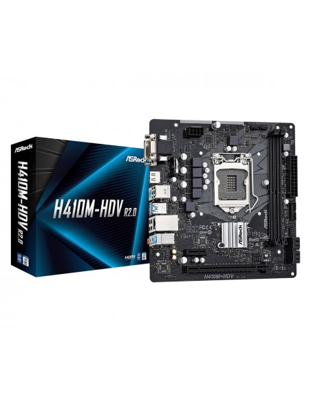 Asrock H410M-HDV R2.0 Intel H410 LGA 1200 micro ATX
