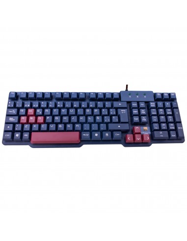 Mars Gaming MKBC teclado USB QWERTY Español Negro, Granate