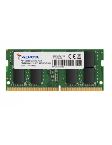 ADATA AD4S26668G19-SGN módulo de memoria 8 GB DDR4 2666 MHz