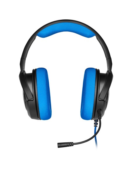 Corsair HS35 Auriculares Diadema Conector de 3,5 mm Negro, Azul