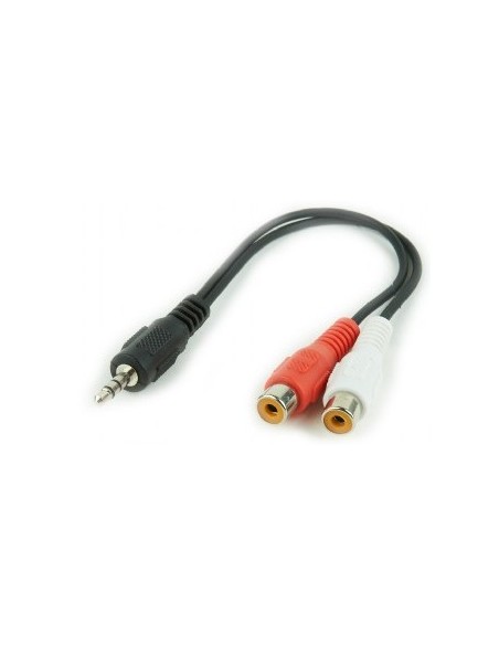 Gembird CCA-406 cable de audio 0,2 m 3,5mm 2 x RCA Negro, Rojo, Blanco