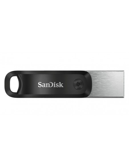 SanDisk iXpand unidad flash USB 64 GB USB Type-A   Lightning 3.2 Gen 2 (3.1 Gen 2) Negro, Plata
