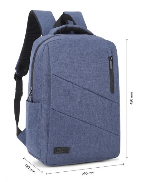 SUBBLIM City Backpack maletines para portátil 39,6 cm (15.6") Mochila Azul