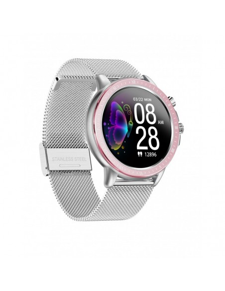 DCU Advance Tecnologic 34157050 reloj deportivo Pantalla táctil Bluetooth Plata