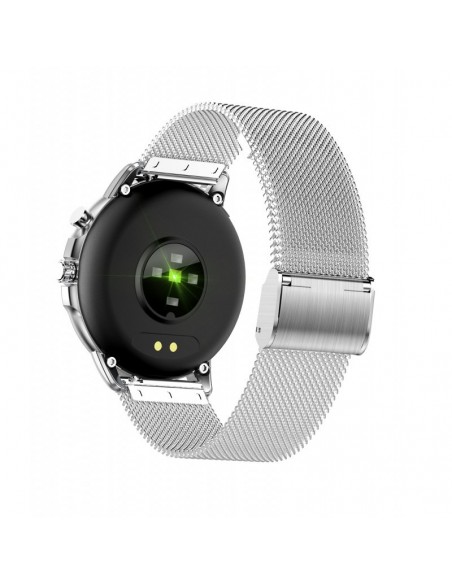 DCU Advance Tecnologic 34157050 reloj deportivo Pantalla táctil Bluetooth Plata