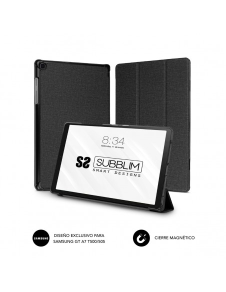 SUBBLIM FUNDA TABLET SAMSUNG TAB A7 10.4'' T500 T505 NEGRO 26,4 cm (10.4")