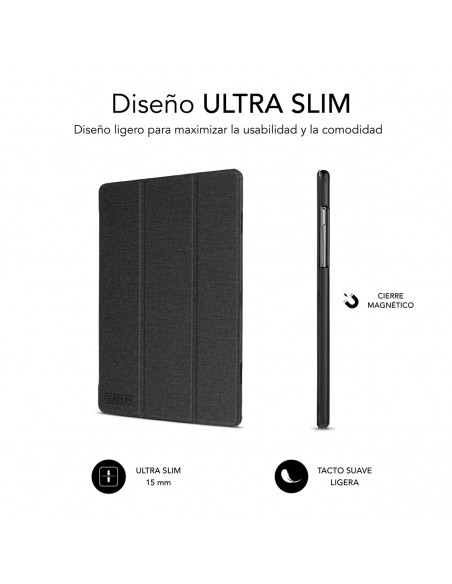 SUBBLIM FUNDA TABLET SAMSUNG TAB A7 10.4'' T500 T505 NEGRO 26,4 cm (10.4")