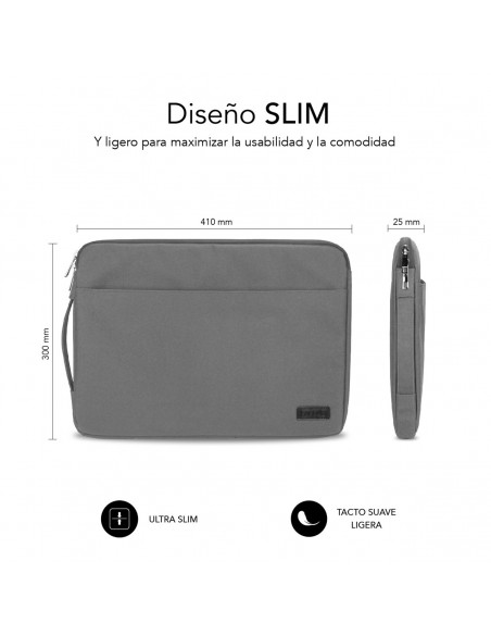 SUBBLIM Funda Ordenador Urban Laptop Sleeve 15,6" Grey