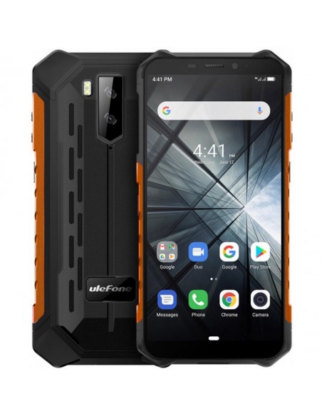 Ulefone Armor X5 14 cm (5.5") SIM doble Android 10.0 4G MicroUSB 3 GB 32 GB 5000 mAh Negro, Naranja