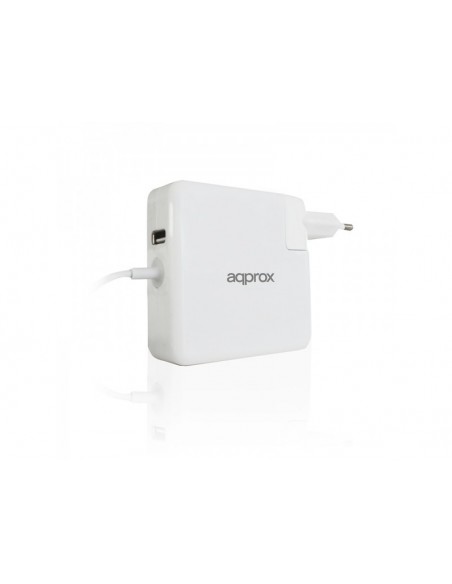 Approx appUAAPL adaptador e inversor de corriente Interior 85 W Blanco