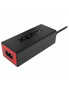 Approx appA10 adaptador e inversor de corriente Interior 90 W Negro, Rojo