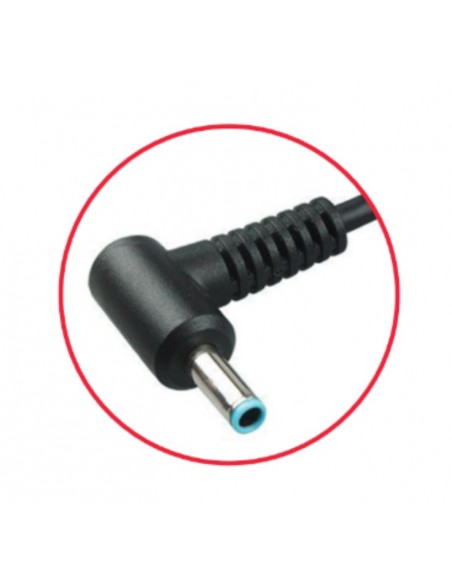 Approx AC ADAPTER PARA HP NOTEBOOK 65W 4.5x3mm adaptador e inversor de corriente Interior Negro, Rojo