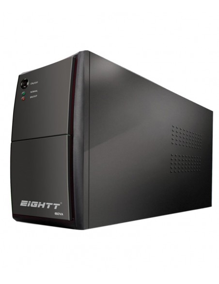 Eightt ES650 sistema de alimentación ininterrumpida (UPS) En espera (Fuera de línea) o Standby (Offline) 650 VA