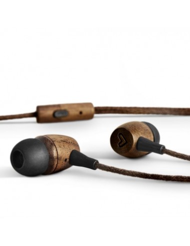 Energy Sistem Eco Walnut Wood Auriculares Dentro de oído USB Tipo C Madera