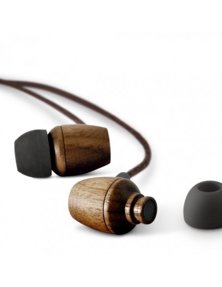 Energy Sistem Eco Walnut Wood Auriculares Dentro de oído USB Tipo C Madera