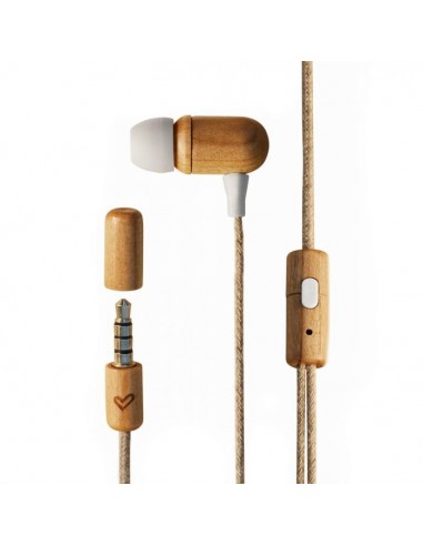 Energy Sistem Eco Cherry Wood Auriculares Dentro de oído Conector de 3,5 mm Madera