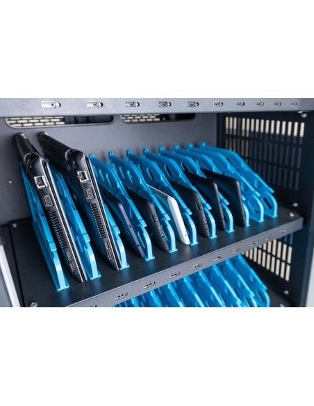 Digitus DN-45000 carrito y armario de dispositivo portátil Carro de gestión y carga para dispositivos portátiles Negro