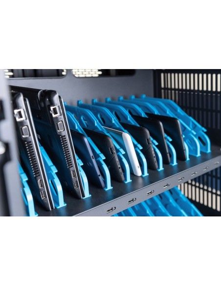 Digitus DN-45000 carrito y armario de dispositivo portátil Carro de gestión y carga para dispositivos portátiles Negro