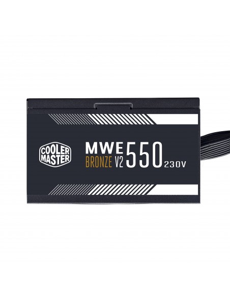 Cooler Master MWE 550 Bronze 230V V2 unidad de fuente de alimentación 550 W 24-pin ATX ATX Negro