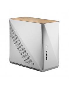 Fractal Design Era ITX Midi Tower Plata, Blanco, Madera