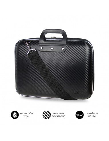 SUBBLIM Maletín Ordenador EVA Laptop Bag Carbon 15,6" Black