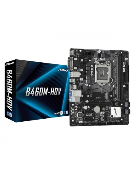 Asrock B460M-HDV placa base Intel B460 LGA 1200 micro ATX