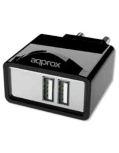 Approx appUSBWALL21B Negro Interior