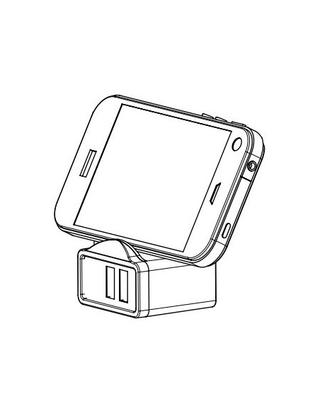 Approx appUSBWALL21B Negro Interior