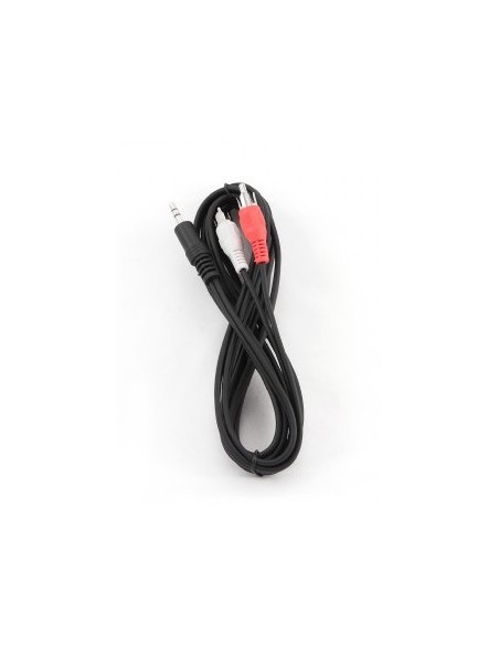 Gembird 2.5m, 3.5mm 2xRCA, M M cable de audio 2,5 m 3,5mm Negro, Rojo, Blanco