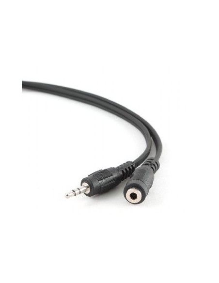 Gembird 1.5 m, 3.5mm 3.5mm, M F cable de audio 1,5 m 3,5mm Negro