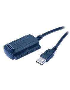 Gembird AUSI01 cambiador de género para cable USB PATA SATA Negro