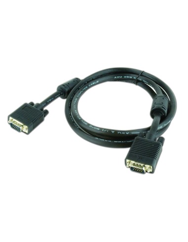 Gembird 1.8m HD15 M M cable VGA 1,8 m VGA (D-Sub) Negro