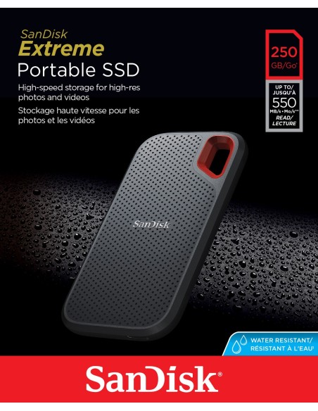 SanDisk Extreme 250 GB Gris, Naranja
