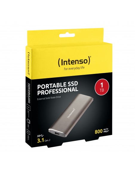 Intenso externe SSD Professional Festplatte 1 TB Braun-Metallic - Solid State Disk - 1,8\" 1000 GB Marrón