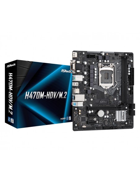 Asrock H470M-HDV M.2 Intel H470 LGA 1200 (Socket H5) micro ATX