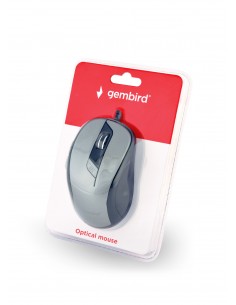 Gembird MUS-6B-01-BG ratón mano derecha USB tipo A Óptico 1600 DPI